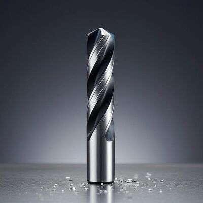 High-Speed Steel (HSS) End Mill with 30 Degree Helix Angle for Precision Cutting in Industrial Machining