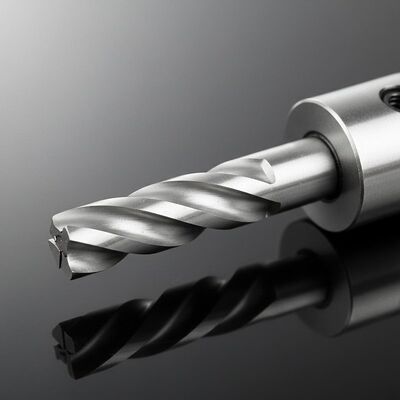 30-Degree Helix Angle High-Speed Steel End Mill with 4 Flute Design for Precision Milling and Drilling
