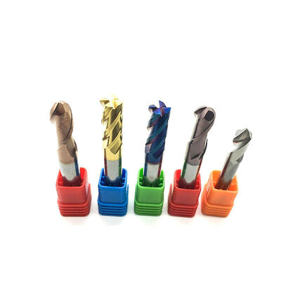 Wxsoon 2 Flutes Spiral Flat Tungsten Carbide Square End Mill